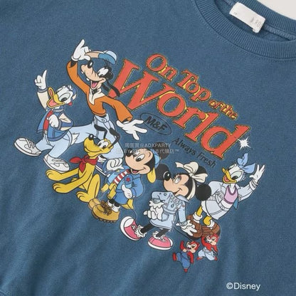 日本童裝 b・R# x Disney 印花衛衣 100-150cm 男童款 冬季 TOPS