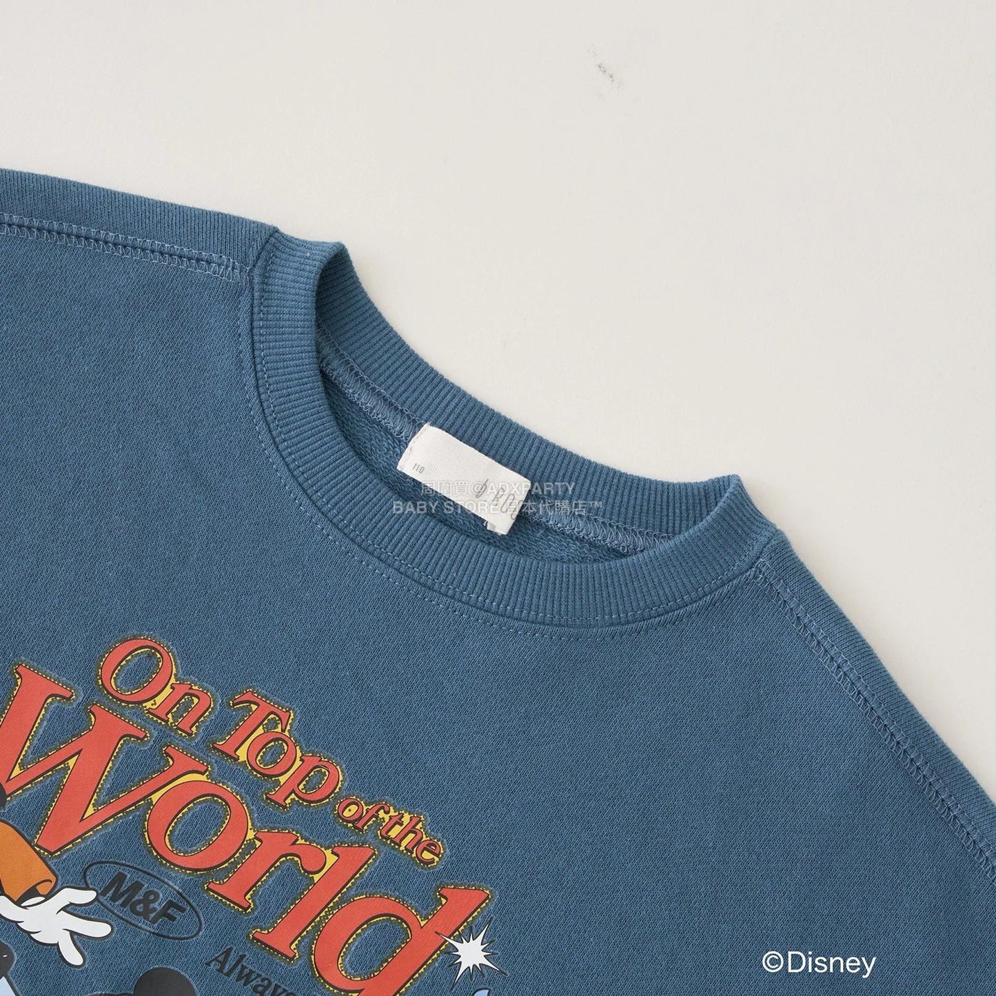 日本童裝 b・R# x Disney 印花衛衣 100-150cm 男童款 冬季 TOPS