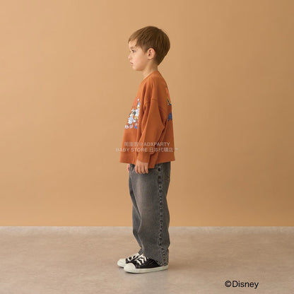 日本童裝 b・R# x Disney 印花衛衣 100-150cm 男童款 冬季 TOPS