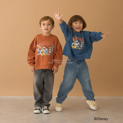 日本童裝 b・R# x Disney 印花衛衣 100-150cm 男童款 冬季 TOPS