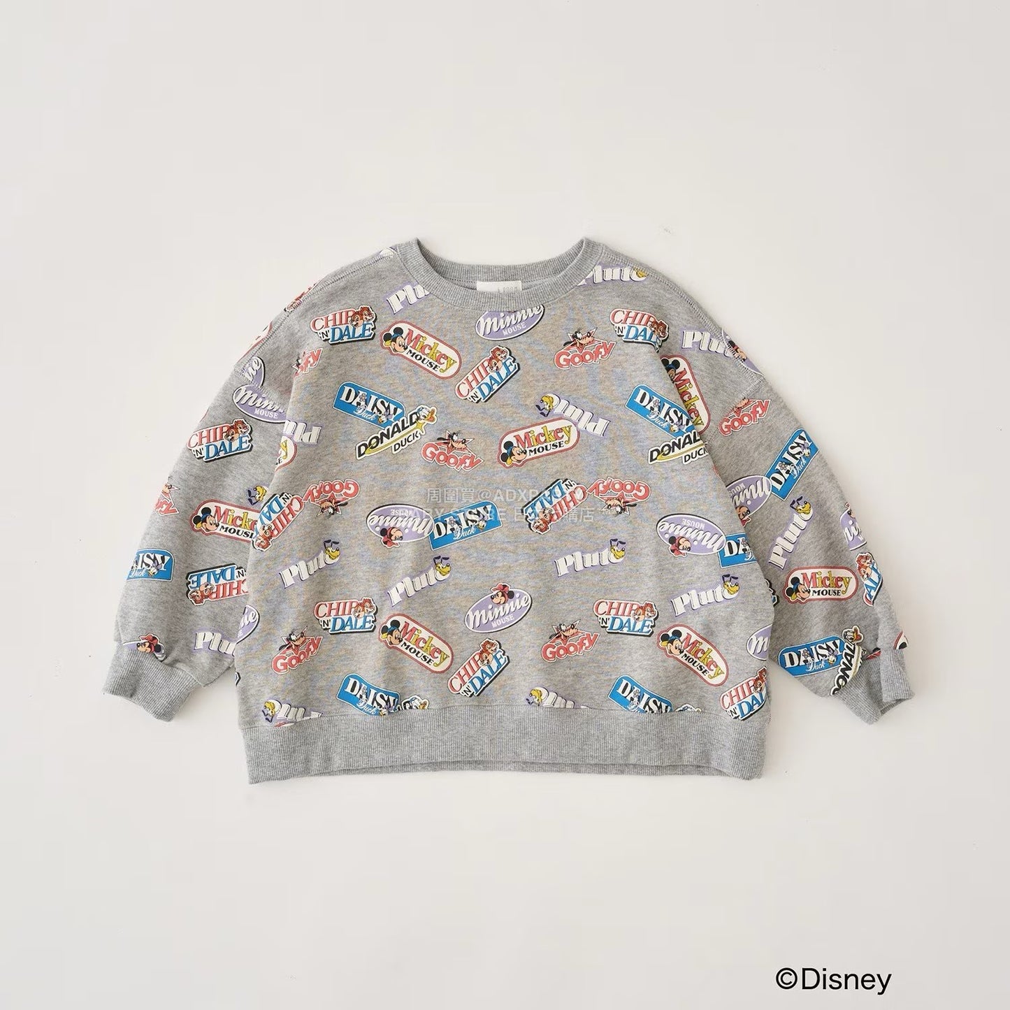 日本童裝 b・R# x Disney 印花衛衣 100-150cm 男童款 冬季 TOPS