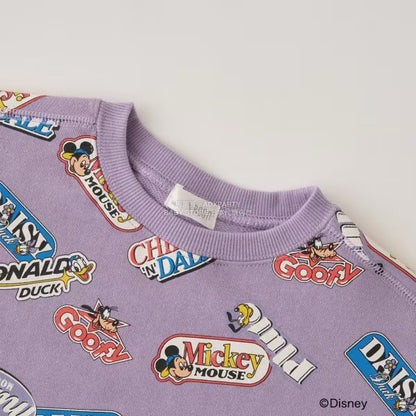 日本童裝 b・R# x Disney 印花衛衣 100-150cm 男童款 冬季 TOPS