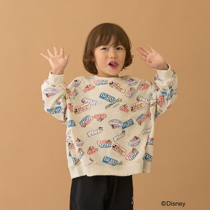 日本童裝 b・R# x Disney 印花衛衣 100-150cm 男童款 冬季 TOPS