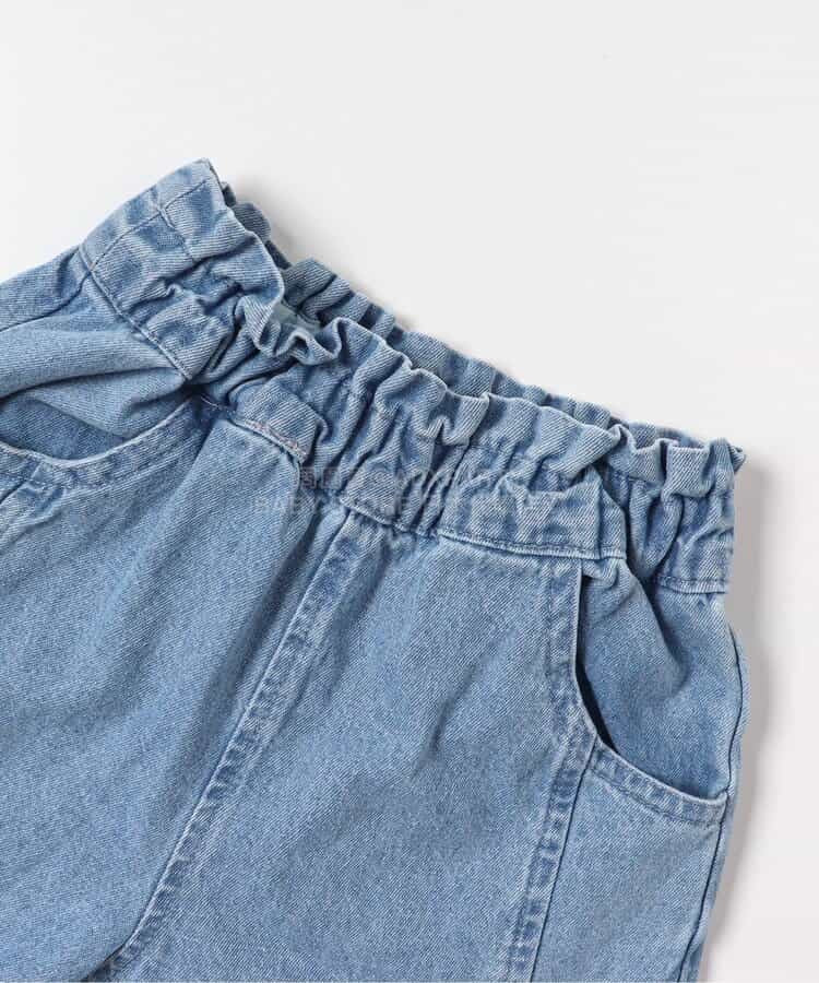 日本童裝 apres les cours 褲腳開衩長褲 80-140cm 女童款 夏季 PANTS