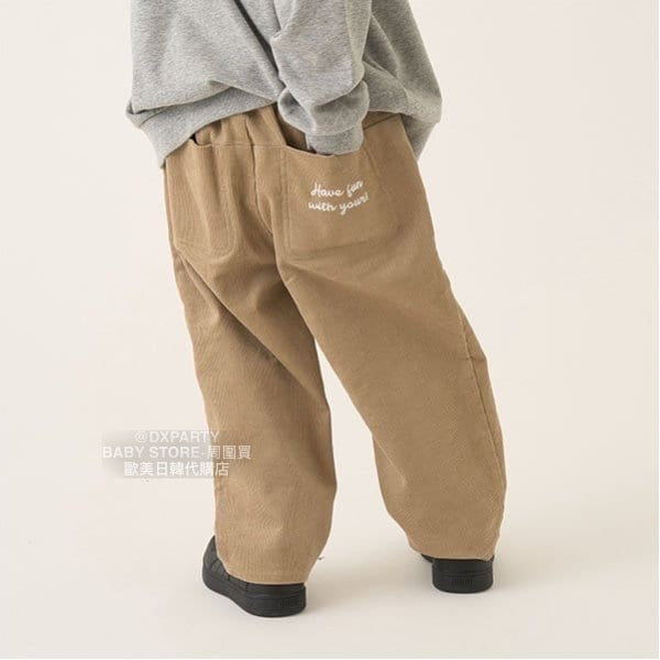 日本童裝 b・R# 燈芯絨長褲 100-150cm 男童款/女童款 秋季 PANTS