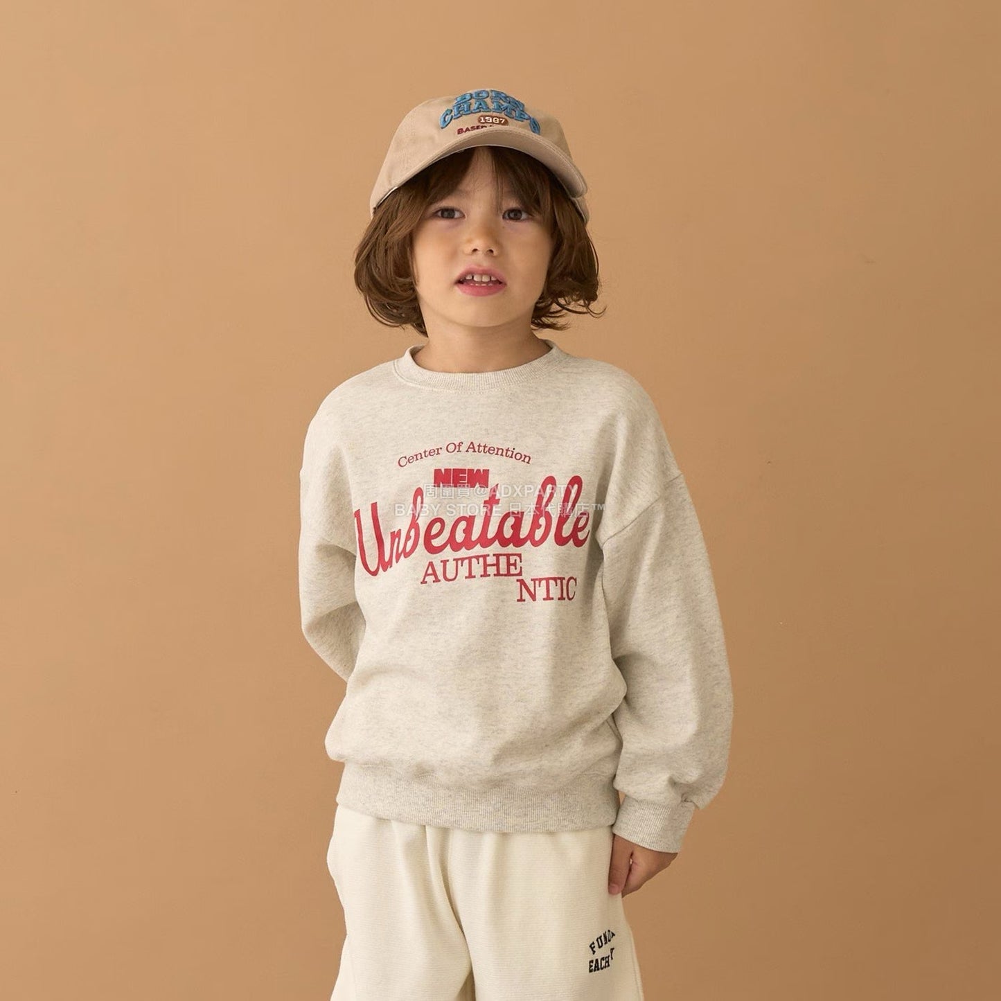 日本童裝 b・R# 印花衛衣 100-150cm 男童款 冬季 TOPS