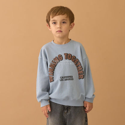 日本童裝 b・R# 印花衛衣 100-150cm 男童款 冬季 TOPS