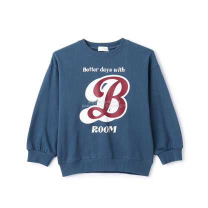 日本童裝 b・R# 印花衛衣 100-150cm 男童款 冬季 TOPS