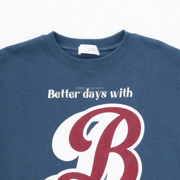 日本童裝 b・R# 印花衛衣 100-150cm 男童款 冬季 TOPS