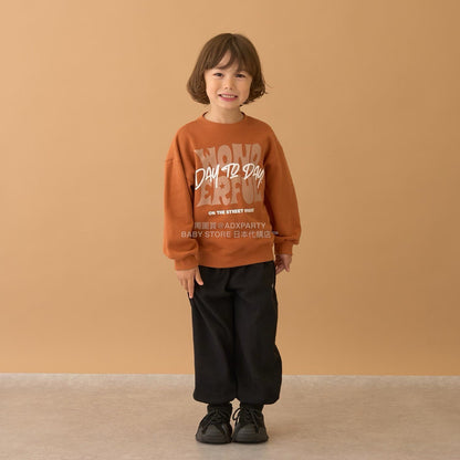 日本童裝 b・R# 印花衛衣 100-150cm 男童款 冬季 TOPS