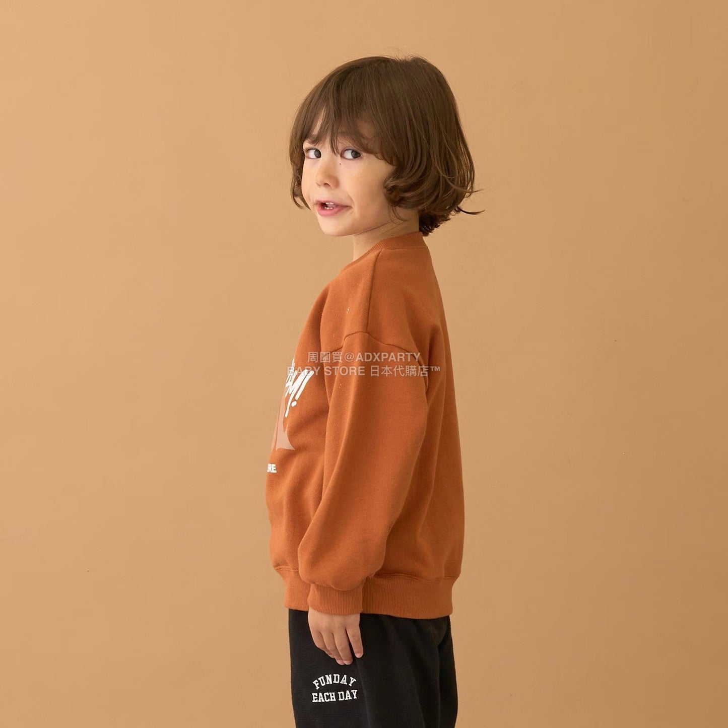 日本童裝 b・R# 印花衛衣 100-150cm 男童款 冬季 TOPS