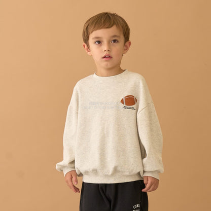 日本童裝 b・R# 印花衛衣 100-150cm 男童款 冬季 TOPS