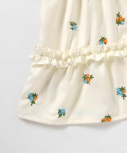 日本童裝 apres les cours 刺繡吊帶連身裙 90-140cm 女童款 夏季 DRESSES