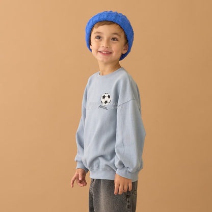 日本童裝 b・R# 印花衛衣 100-150cm 男童款 冬季 TOPS