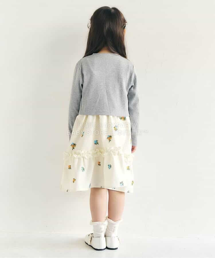 日本童裝 apres les cours 刺繡吊帶連身裙 90-140cm 女童款 夏季 DRESSES