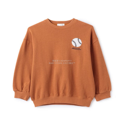 日本童裝 b・R# 印花衛衣 100-150cm 男童款 冬季 TOPS