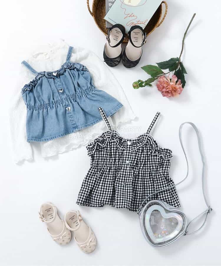 日本童裝 apres les cours 薄紗蕾絲上衣 90-140cm 女童款 夏季 TOPS