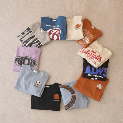 日本童裝 b・R# 印花衛衣 100-150cm 男童款 冬季 TOPS