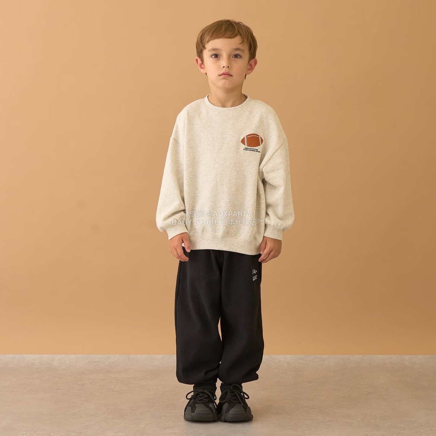 日本童裝 b・R# 印花衛衣 100-150cm 男童款 冬季 TOPS