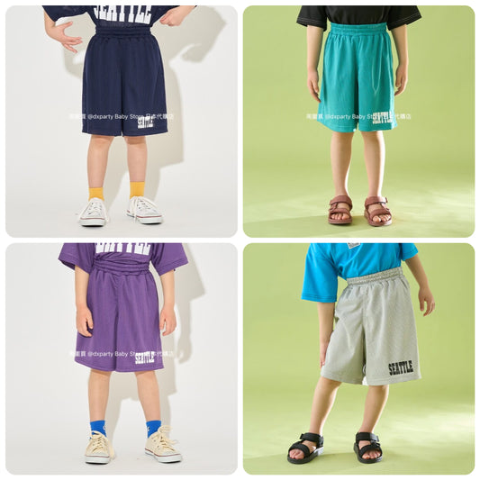 Japanese children's clothing b・R# mesh sports shorts 100-150cm boys/girls summer PANTS 