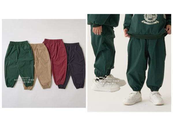 日本童裝 b・R# 尼龍街頭風運動褲 100-150cm 男童款/女童款 秋季 PANTS