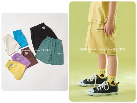 Japanese children's clothing b・R# water-absorbing quick-drying contact cool sports shorts 100-150cm boys'/girls' summer PANTS 