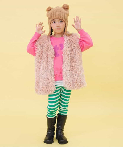 日本童裝 BREEZE 層疊短裙邊 90-140cm 女童款 冬季 DRESSES