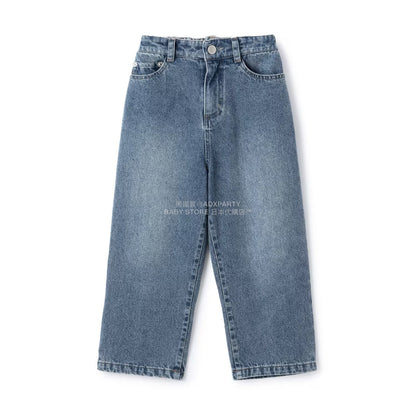 日本童裝 b・R# 牛仔長褲 100-150cm 男童款 冬季 PANTS