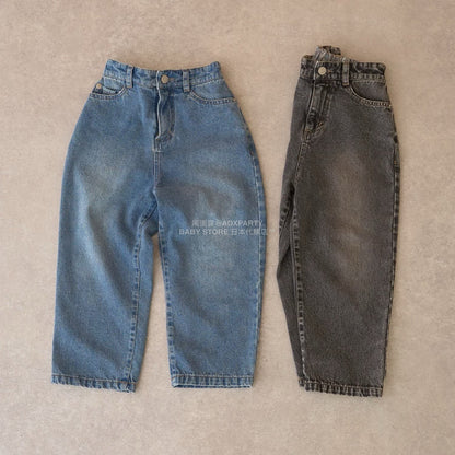 日本童裝 b・R# 牛仔長褲 100-150cm 男童款 冬季 PANTS