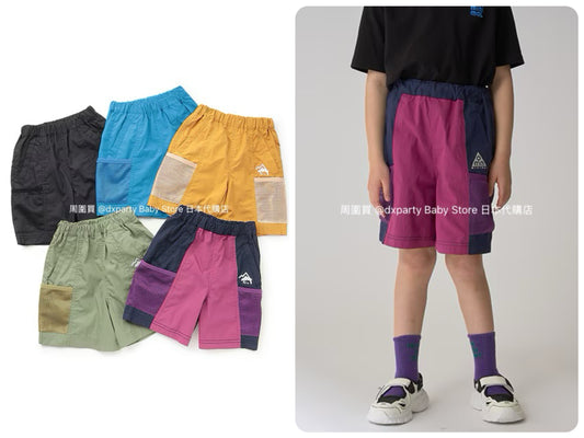 Japanese children's clothing mini#ML waterproof series sports shorts 90-140cm boys'/girls' summer PANTS 