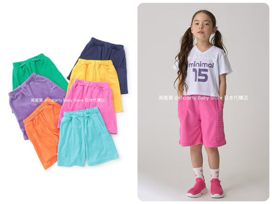 Japanese children's clothing mini#ML embossed shorts 90-140cm boys/girls summer PANTS