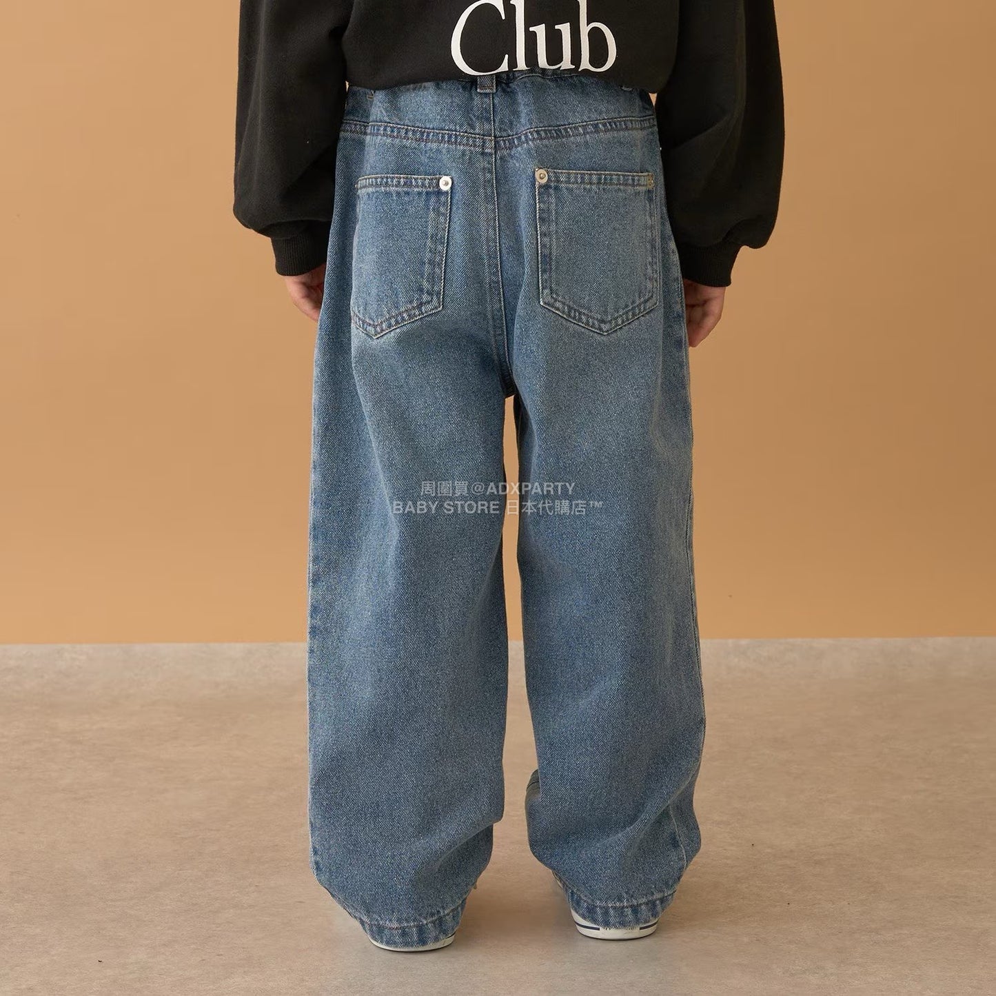 日本童裝 b・R# 牛仔長褲 100-150cm 男童款 冬季 PANTS