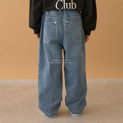 日本童裝 b・R# 牛仔長褲 100-150cm 男童款 冬季 PANTS