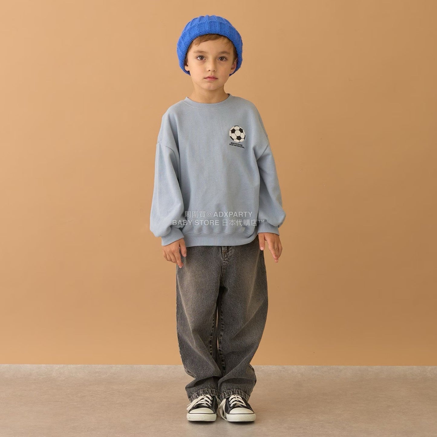 日本童裝 b・R# 牛仔長褲 100-150cm 男童款 冬季 PANTS