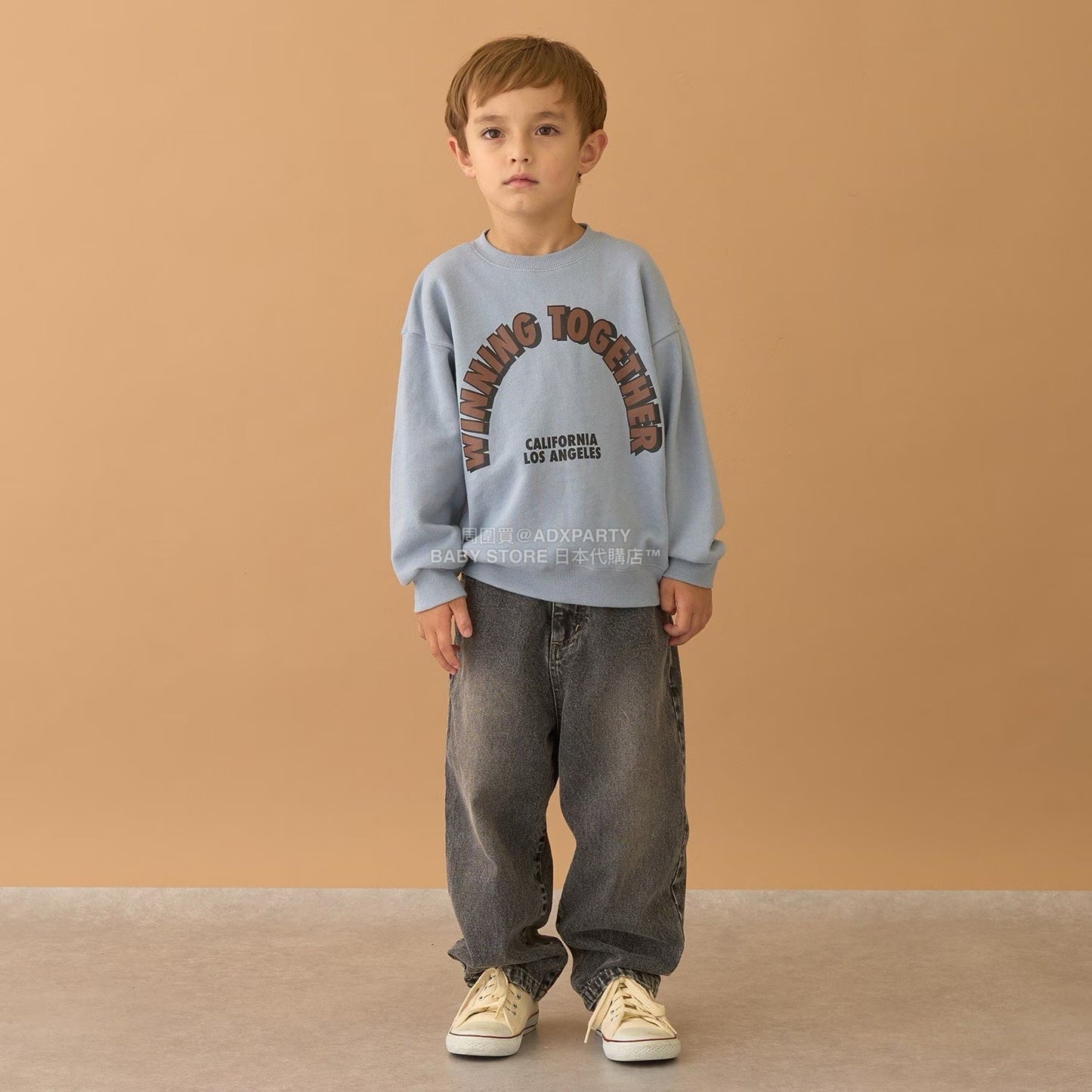 日本童裝 b・R# 牛仔長褲 100-150cm 男童款 冬季 PANTS