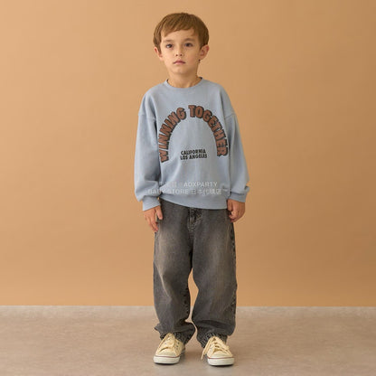 日本童裝 b・R# 牛仔長褲 100-150cm 男童款 冬季 PANTS