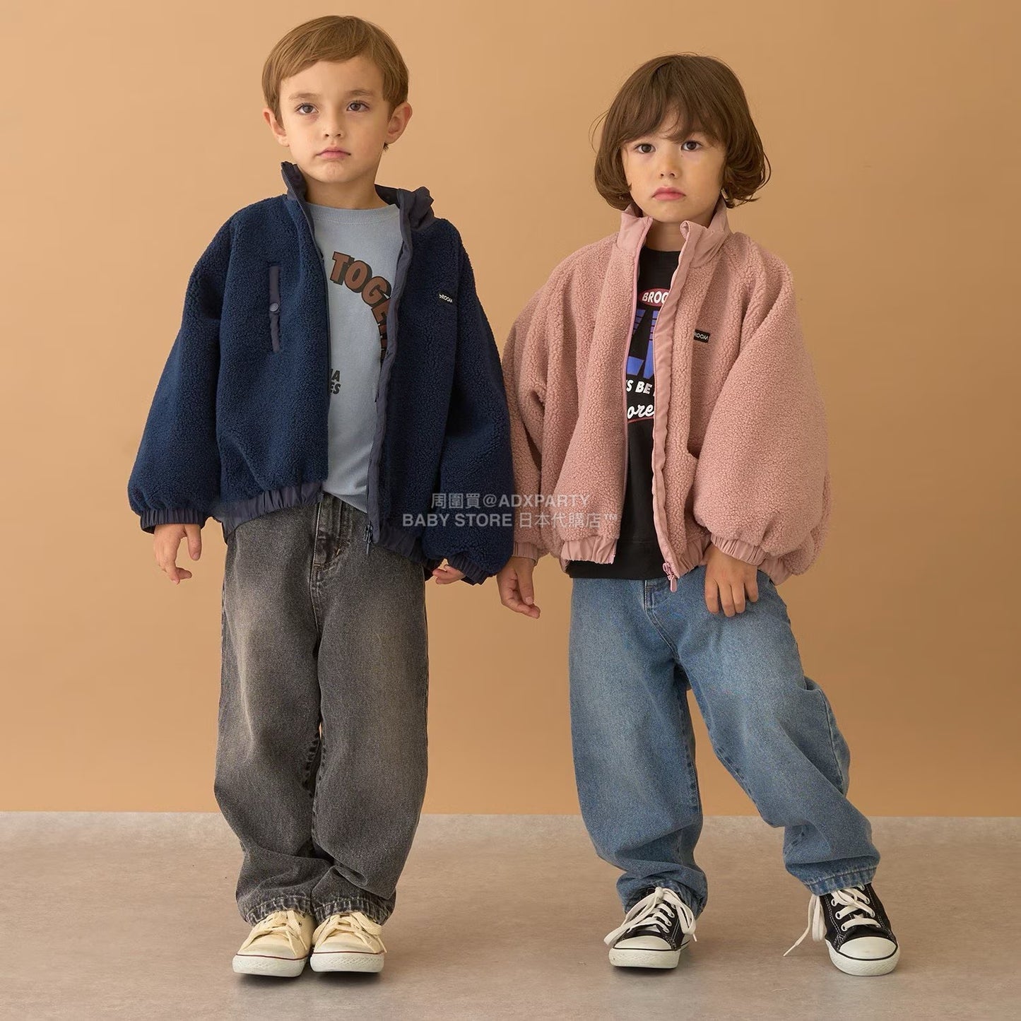 日本童裝 b・R# 牛仔長褲 100-150cm 男童款 冬季 PANTS