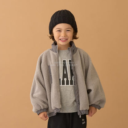 日本童裝 b・R# 毛毛泡泡外套 100-150cm 男童款 冬季 (適合初秋、香港平均溫度、寒冷天氣）OUTERWEAR