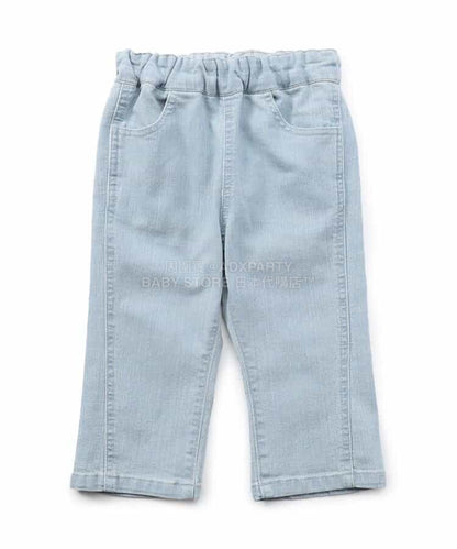 日本童裝 apres les cours 緞帶口袋七分褲 80-140cm 女童款 夏季 PANTS