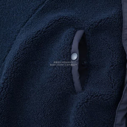 日本童裝 b・R# 毛毛泡泡外套 100-150cm 男童款 冬季 (適合初秋、香港平均溫度、寒冷天氣）OUTERWEAR