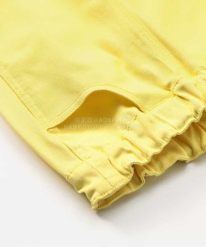 日本童裝 apres les cours 緞帶口袋七分褲 80-140cm 女童款 夏季 PANTS