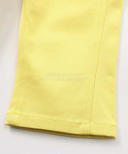 日本童裝 apres les cours 緞帶口袋七分褲 80-140cm 女童款 夏季 PANTS