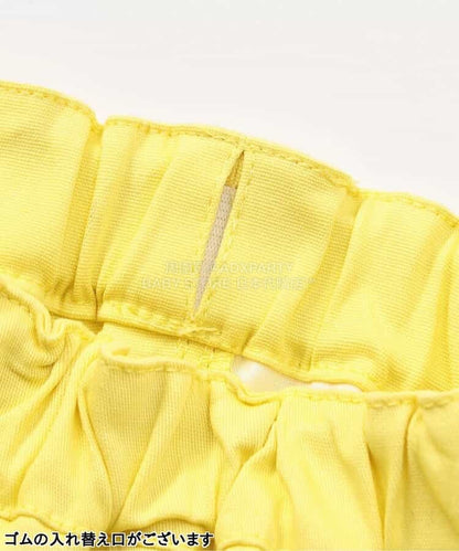 日本童裝 apres les cours 緞帶口袋七分褲 80-140cm 女童款 夏季 PANTS