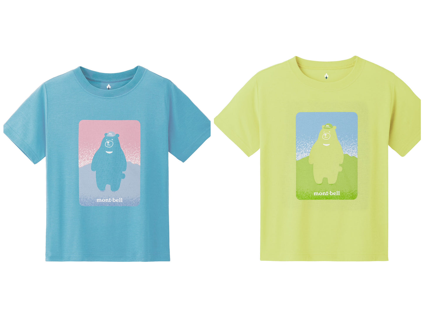 Mont-Bell (Japan) UV-Proof/Quick-Dry/Odor-Suppressing Bear Top (100-120cm) for Boys and Girls Summer