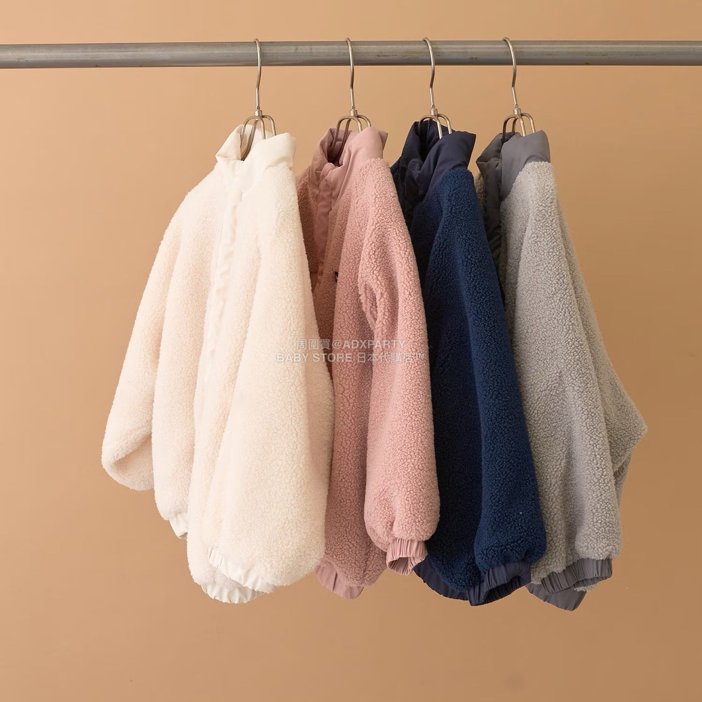 日本童裝 b・R# 毛毛泡泡外套 100-150cm 男童款 冬季 (適合初秋、香港平均溫度、寒冷天氣）OUTERWEAR