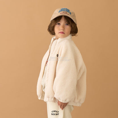 日本童裝 b・R# 毛毛泡泡外套 100-150cm 男童款 冬季 (適合初秋、香港平均溫度、寒冷天氣）OUTERWEAR