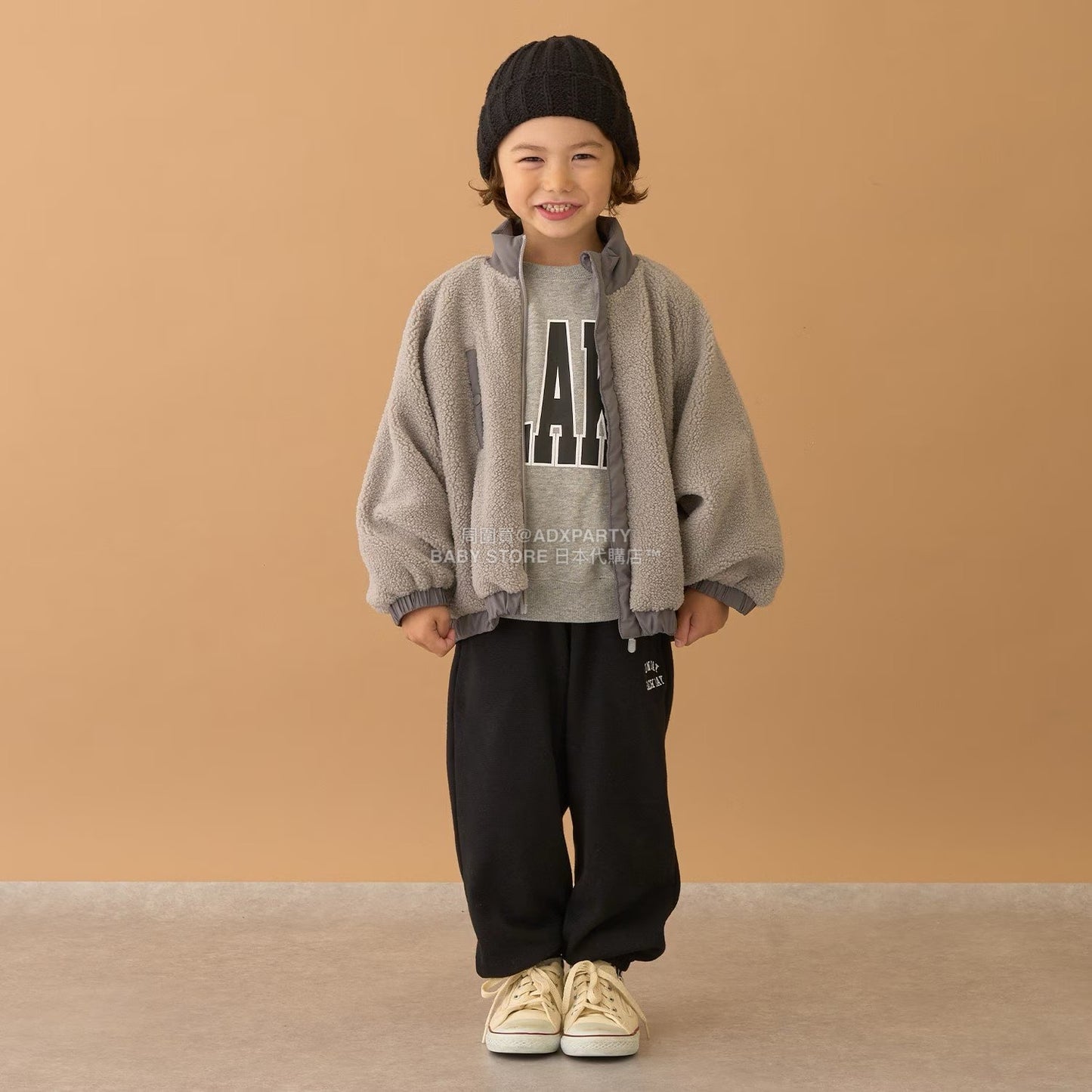 日本童裝 b・R# 毛毛泡泡外套 100-150cm 男童款 冬季 (適合初秋、香港平均溫度、寒冷天氣）OUTERWEAR