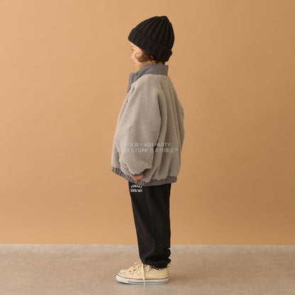 日本童裝 b・R# 毛毛泡泡外套 100-150cm 男童款 冬季 (適合初秋、香港平均溫度、寒冷天氣）OUTERWEAR