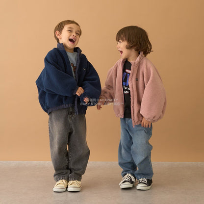 日本童裝 b・R# 毛毛泡泡外套 100-150cm 男童款 冬季 (適合初秋、香港平均溫度、寒冷天氣）OUTERWEAR