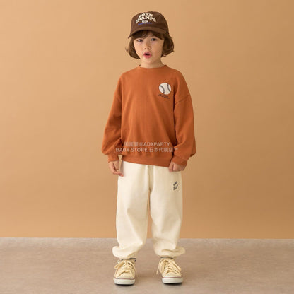 日本童裝 b・R# 抓毛運動褲 100-140cm 男童款 冬季 PANTS